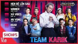 Tổng hợp tiết mục VÒNG ĐỐI ĐẦU  Team Karik đội hình nhiều nón vàng nhất RAP VIỆT 2024 [upl. by Halliday341]