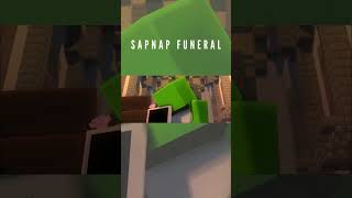 Sapnaps Funeral Minecraft Dream Shorts animation minecraft dream shorts dreamshorts [upl. by Cowles]