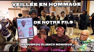 VEILLÉE EN HOMMAGE DE NOTRE FILS quotNKOUNKOU OLINATH BONHHEURquot DÉCÉDÉ AU CONGO À NANTES [upl. by Ellenij135]