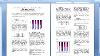 How to Set Two Column Paper for Publication [upl. by Caravette]