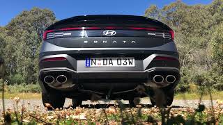 2024 Hyundai Sonata N Line Exhaust Sound and 0100 kmh [upl. by Kemppe]