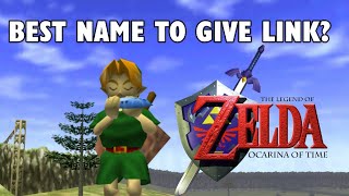 Best Name to Give Link in Ocarina of Time [upl. by Manley219]