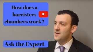 How does a barristers chambers work Ask the Expert [upl. by Nysa]