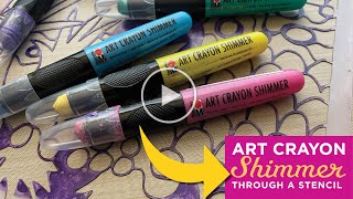 Marabou Shimmer Art Crayons–Tutorial Tidbits [upl. by Kilah]