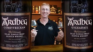 Ardbeg  Corryvreckan 571  vs Uigeadail 542  Vol [upl. by Adnaw565]