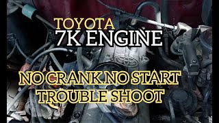 7K ENGINE STARTER REPAIR [upl. by Schumer]