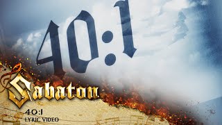 SABATON  401 Official Lyric Video [upl. by Simons]