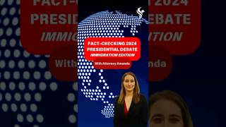 Factchecking Prez Debateimmigration immigration facts kamalaharris donaldtrump 2024elections [upl. by Nyladnor]