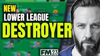 THE BEST LOWER LEAGUE TACTIC  Football Manager 2023 [upl. by Iniffit]