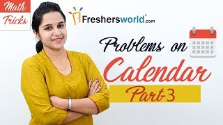 Aptitude Made Easy  Problems on Calendar 3 Basics and Methods Shortcuts Time and Date [upl. by Naget]