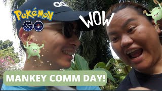 302  POKÉMON GO  MANKEY COMM DAY [upl. by Asseneg]