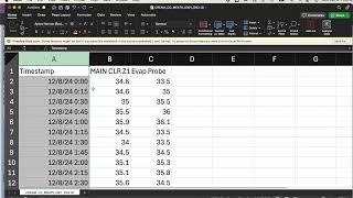 Download Cooler and Freezer temperatures to a Spreadsheet [upl. by Leinahtam]