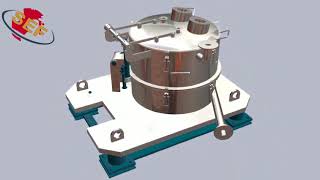 Four Point Bag Lifting Centrifuge Machine [upl. by Asor]