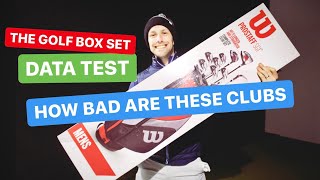 HOW BAD ARE THESE GOLF CLUBS THE GOLF BOX SET TEST [upl. by Nicolea]