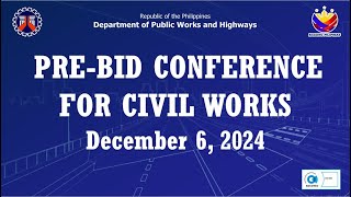 Procurement Livestream for DPWH Davao del Norte DEO on December 6 2024 Civil Works [upl. by Nannarb956]