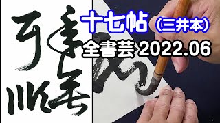 『全書芸』2022年6月号古碑法帖研究・古典の臨書：東晋・王羲之の草書「十七帖・三井本」年垂耳順【大久保樹心】 [upl. by Lucian]