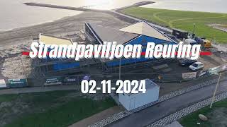 Strandpaviljoen Reuring Hoorn met de drone 02112024 [upl. by Handel47]