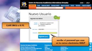 TUTORIAL PARA REGISTRARSE EN CREATIVA UASLP [upl. by Weed]