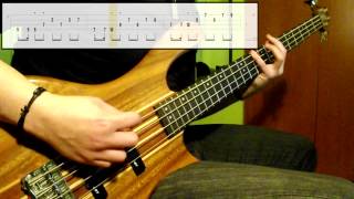 Electric Light Orchestra  Last Train To London Bass Cover Play Along Tabs In Video [upl. by Enihpesoj]