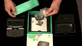 Unboxing the Logitech Revue Mini Google TV Remote Control [upl. by Nosniv673]