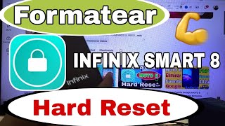 Como Formatear Infinix Smart 8  Hard Reset Infinix x6525  Quitar Patrón de Pantalla Lock [upl. by Atinus]