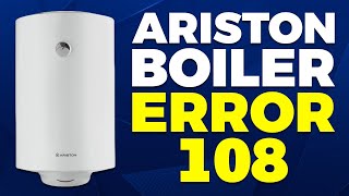 Ariston Boiler Error 108 FIX [upl. by Eve]