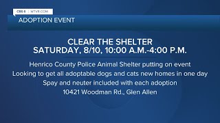 Clear The Shelter event in Glen Allen is next Saturday [upl. by Rodie270]