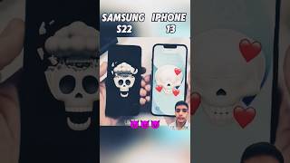 iphone 13 vs samsung s22 speed test⚡⚡⚡iphone samsung trollface edit trending shorts viral [upl. by Savinirs]