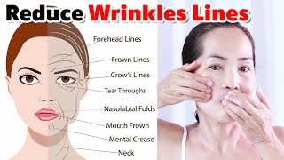 How to reduce wrinkles lines on face  No Talking  Facial Massage Anti Aging [upl. by Norabal756]