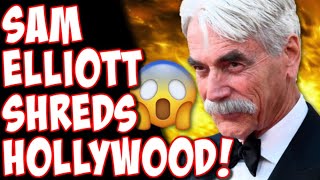 Sam Elliott SLAMS Hollywood’s Woke Agenda in Interview Power Of The Dog Clip [upl. by Anatollo462]