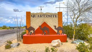 QUARTZSITE Arizona  whats in the town besides dirty van dwellers amp RVers [upl. by Columbus232]