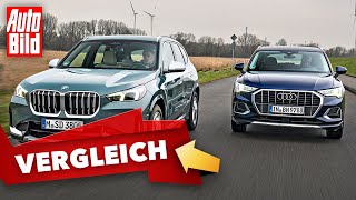 BMW X1 vs Audi Q3 2023  Der neue BMW X1 stellt sich dem Audi Q3  Vergleich mit Dennis Petermann [upl. by Greenleaf]