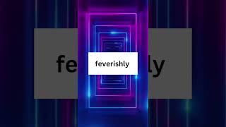 Meaning of feverishly and scribbling explore foryou shorts englishfacts jennaortegainterview [upl. by Ailalue]