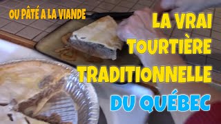 LE TRADITIONNELLE PÂTÉ DE VIANDE OU TOURTIERE DE MÉNAGE DU QUÉBEC RECETTE FAMILLIALE 🙂 [upl. by Aseeram]