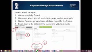 Expense Reports 5 Uploading Attachments to your OpenAir Expense Report [upl. by Lashond]