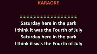 Chicago  Saturday in the Park KARAOKE [upl. by Inajar283]