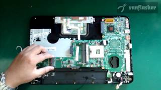 Toshiba Satellite C800 C840 L840 M840 Disassembly [upl. by Elnore]