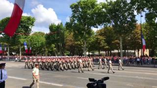 Légion étrangère défilé 14 Juillet 2017 [upl. by Yma819]