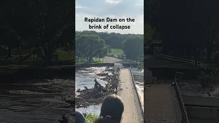 Rapidan Dam on the brink of collapse near Mankato Minnesota [upl. by Armilla]