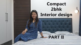 2 bhk home interior design  Bedroom amp Kitchen interior design ideas for small house 🤩Part 2 [upl. by Itoyj409]