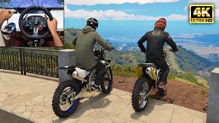 Yamaha YZ450F amp Suzuki RMZ450  The Crew Motorfest  Logitech g29  shifter gameplay [upl. by Adall]