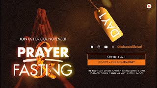 Fountain TV November 2024 Prayer and Fasting  Day 1 [upl. by Oicor584]