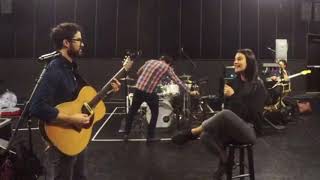 Lea Michele improvising Defying Gravity ft Darren Criss [upl. by Harlen]