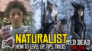 RED DEAD ONLINE How NATURALIST Works Leveling Guide Walkthrough Wheres Gus Harriet Locations [upl. by Ybbed]