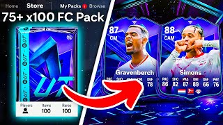 75 x100 FC PRO LIVE PACKS 😨 FC 25 Ultimate Team [upl. by Enirehs]