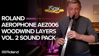 Roland Aerophone AEZ006 Woodwind Layers Vol 2 Sound Examples [upl. by Pollak]