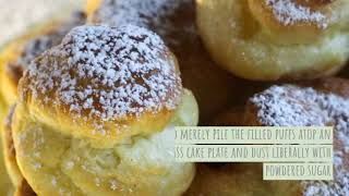 Elegant amp Easy Profiteroles Recipe with Douglas Fir Creme Patissiere [upl. by Rothenberg473]