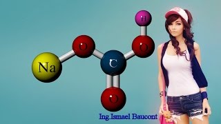 Baking Soda or Sodium Bicarbonate 3D Molecule [upl. by Borszcz]