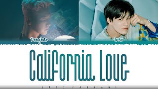 DONGHAE  California Love Feat JENO of NCT Lyrics Color CodedHanRomEng [upl. by Aneen]