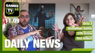 Dota 2 GTA Online Battlefleet Gothic Thimbleweed Park  Games TV 24 Daily  11092015 [upl. by Beaulieu]